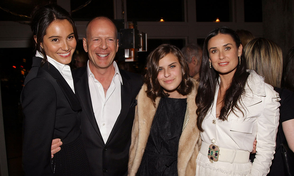 Blended Fam! Bruce Willis, Wife Emma and Ex Demi Moore Are Friendship Goals