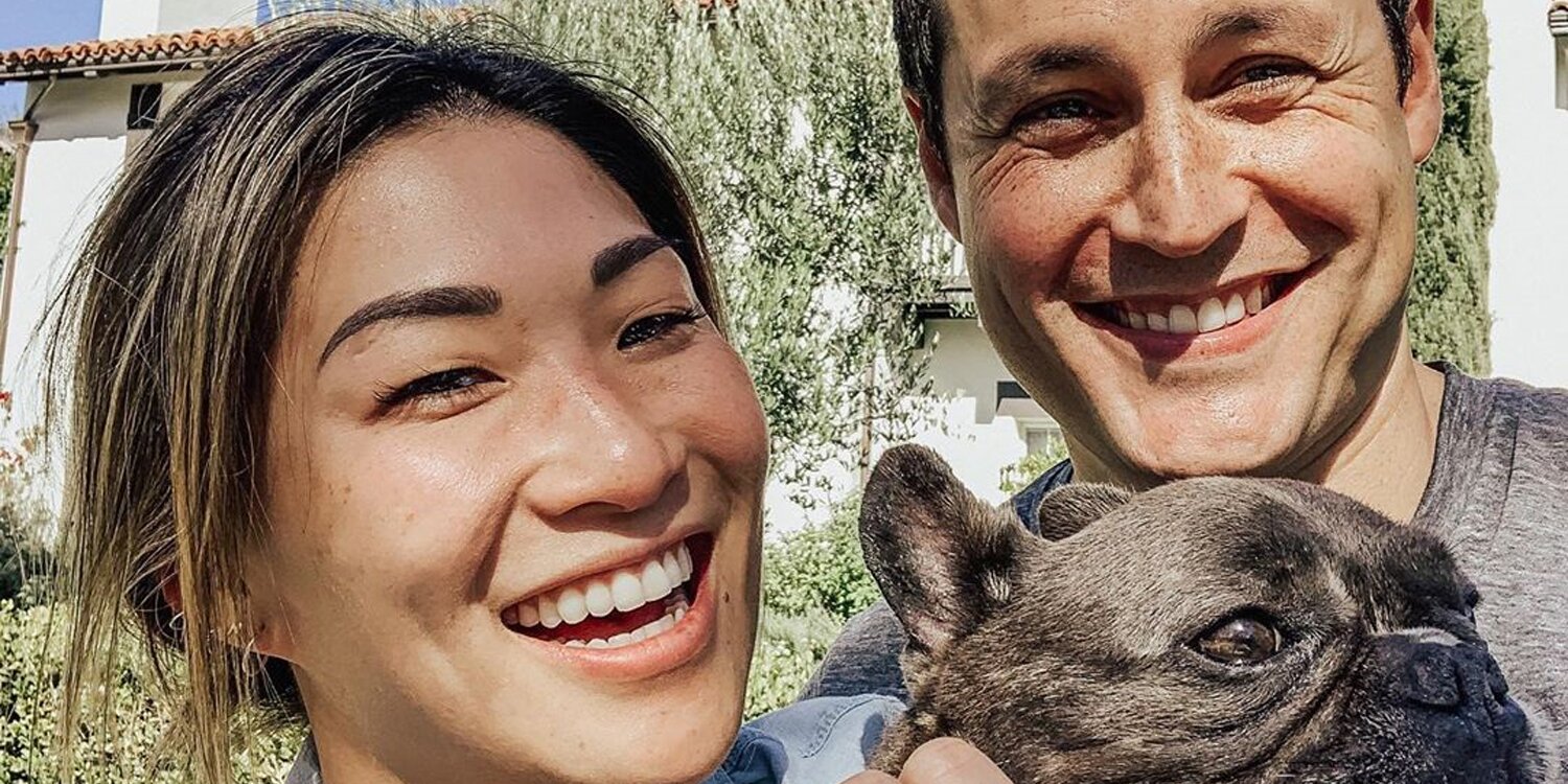 Jenna Ushkowitz and David Stanley