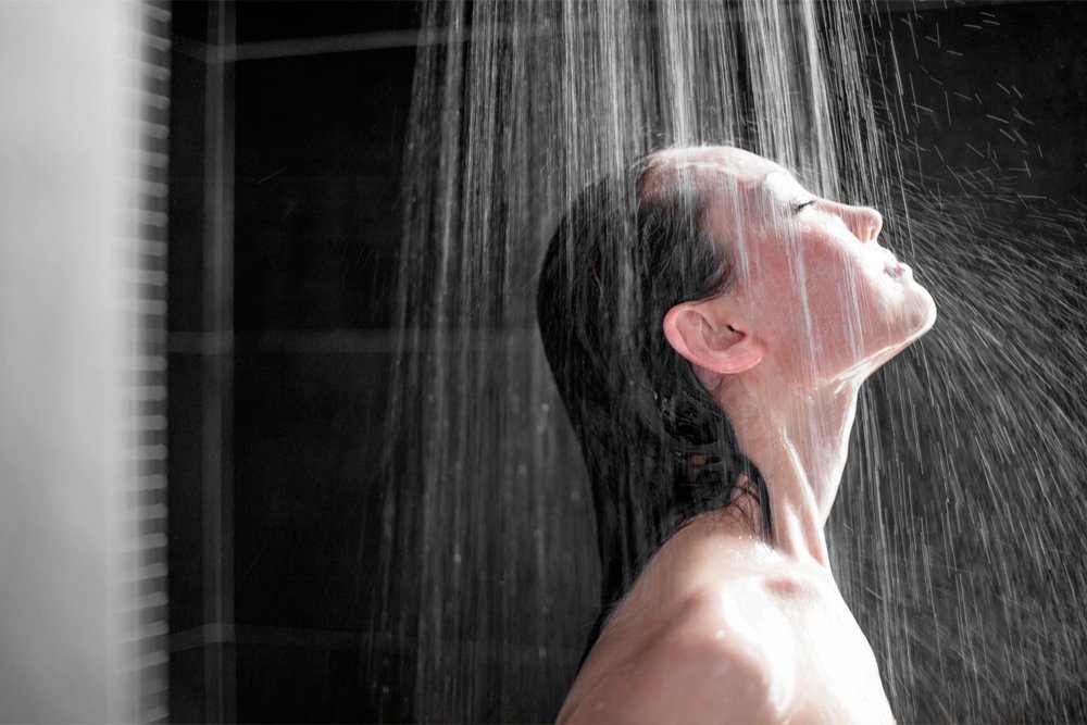 Cold showers can help with itchy skin
