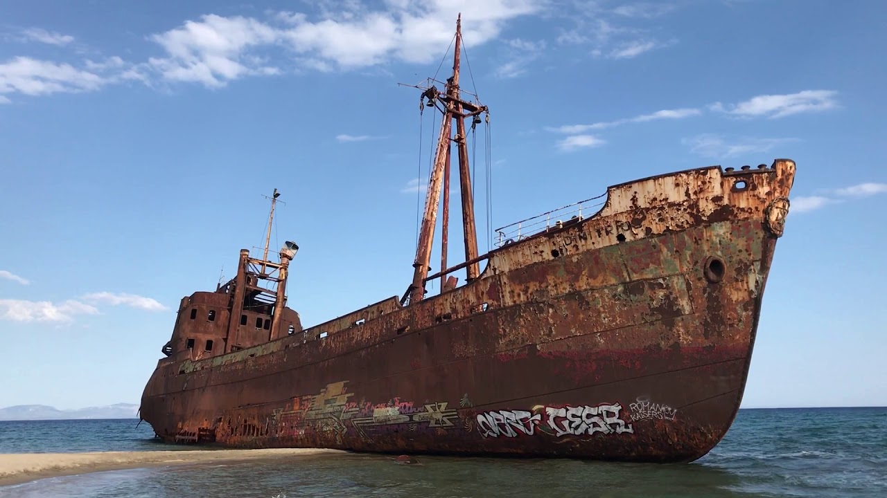 Dimitrios, wrecked on Gytheio, Greece