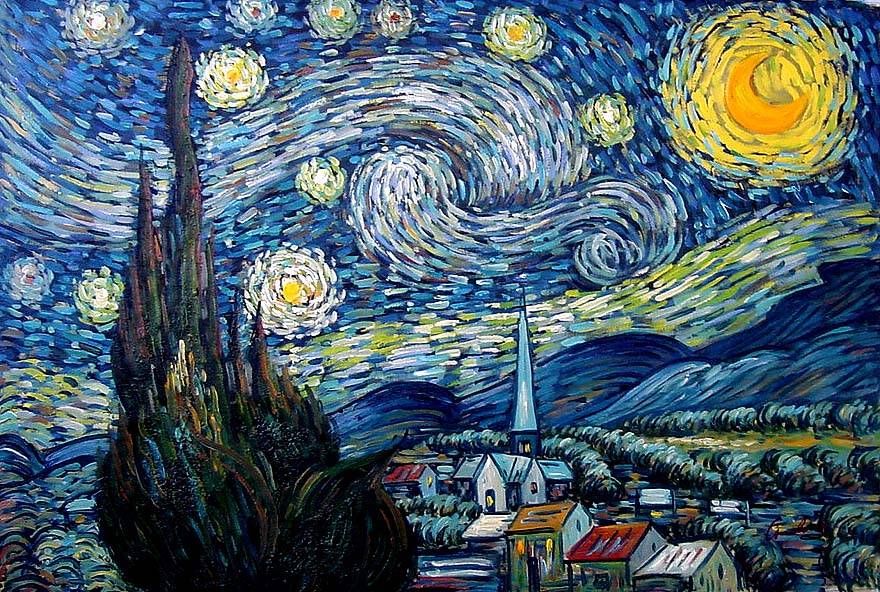 Starry Night By Vincent Van Gogh