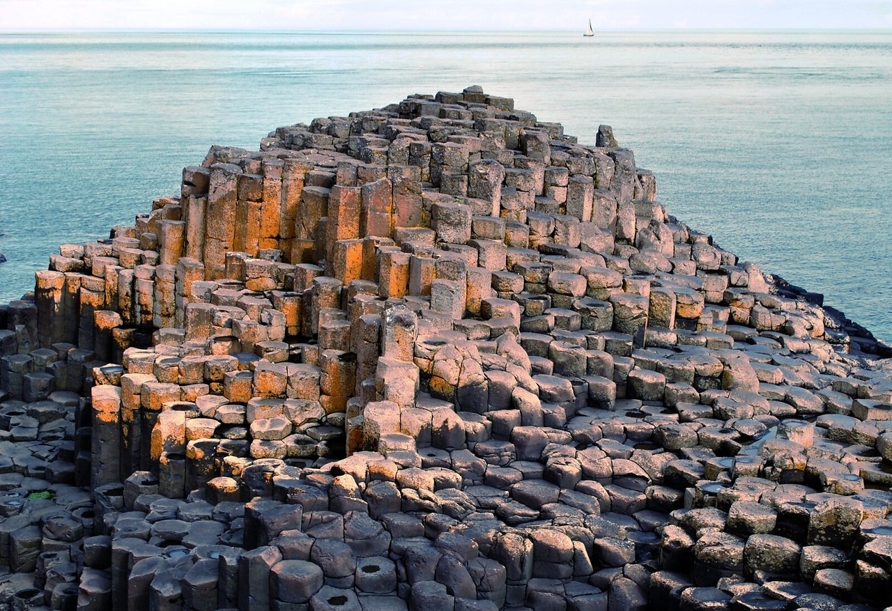 Giant headland, Northern Ireland