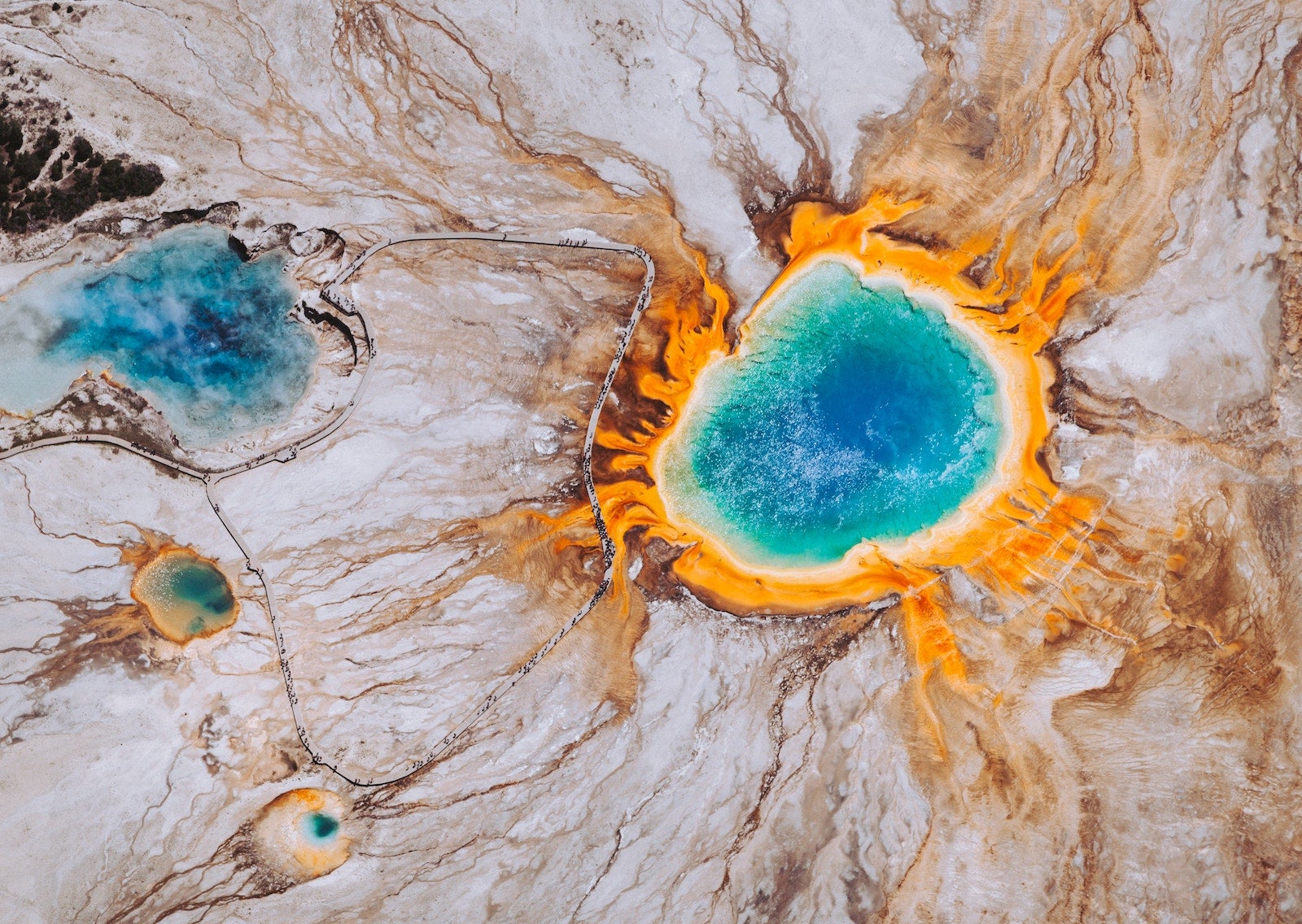 Grand Prismatic Spring, Yellowstone National Park, U.S.