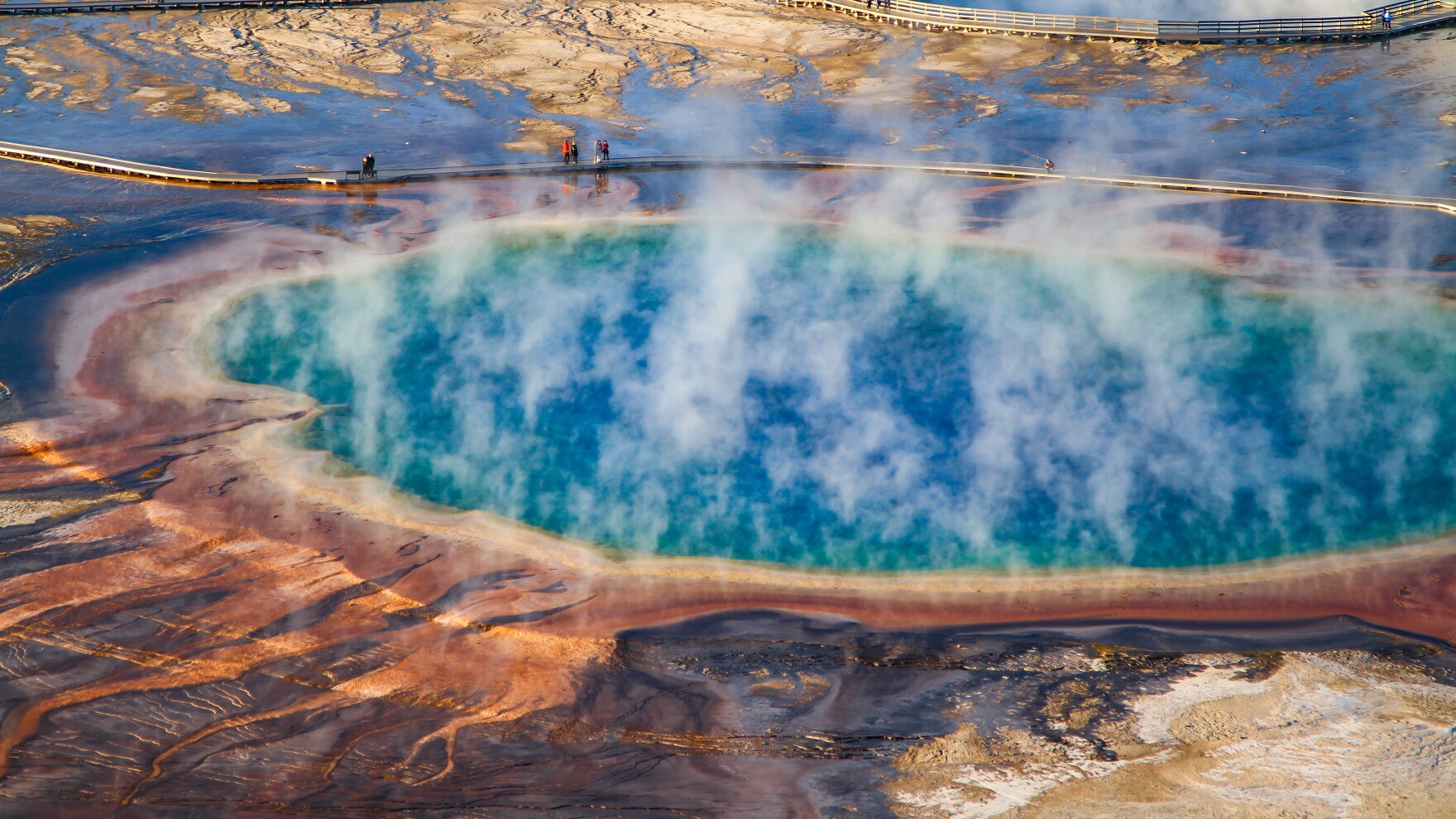 Grand Prismatic Spring, Yellowstone National Park, U.S.