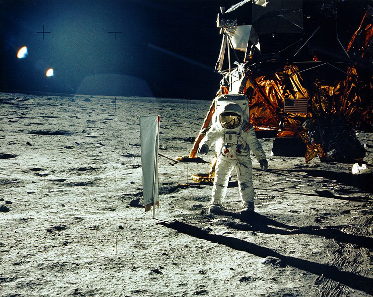 Apollo 11 landing site, Sea of Tranquility, Moon